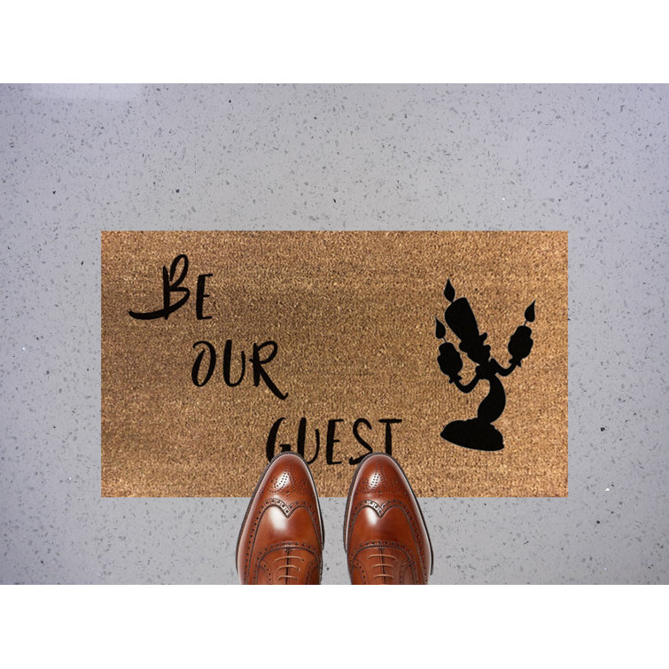 Artisan Kiss Be Our Guest Disney Doormat Wayfair.co.uk